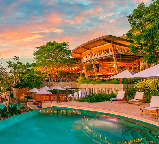 Sunset on Andaz Resort Costa Rica